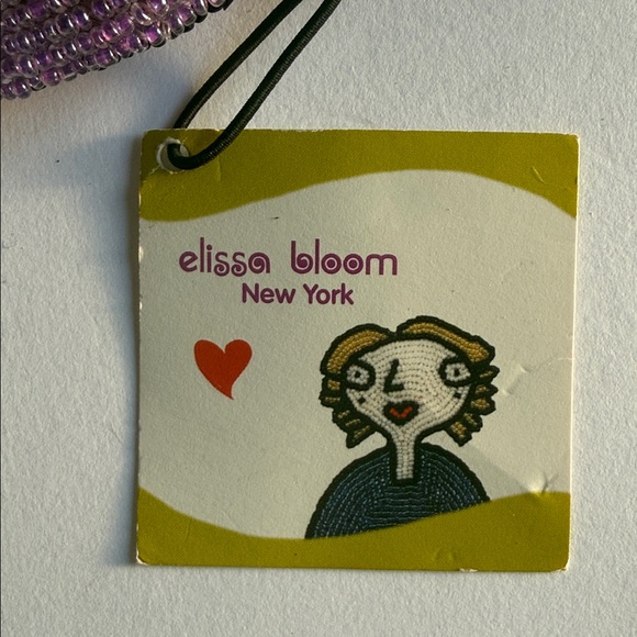 Elissa Bloom TE21172 Beaded Key and Coin Purse - Picture 4 of 6